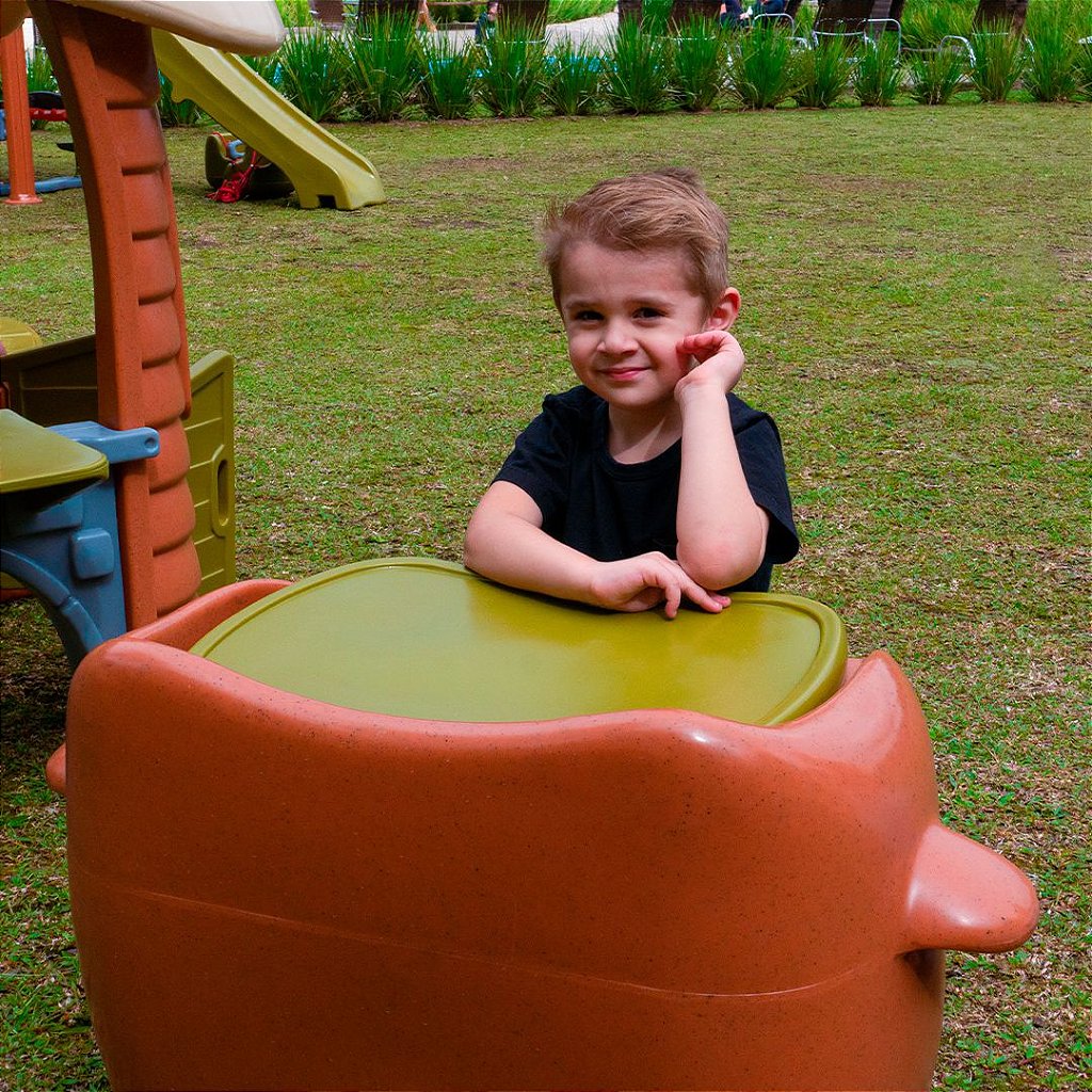 Baú de Brinquedos Mesa Infantil Dino Freso 3