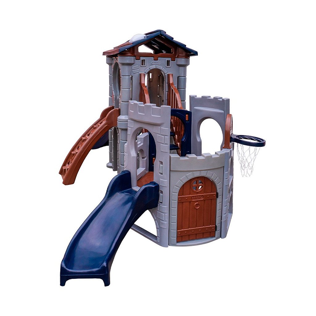 Playground Arcade Tower Freso com Escorregador Infantil 4