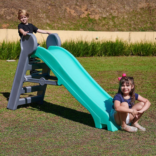 Escorregador Infantil Grande Gummy Reto de Plástico Freso 5