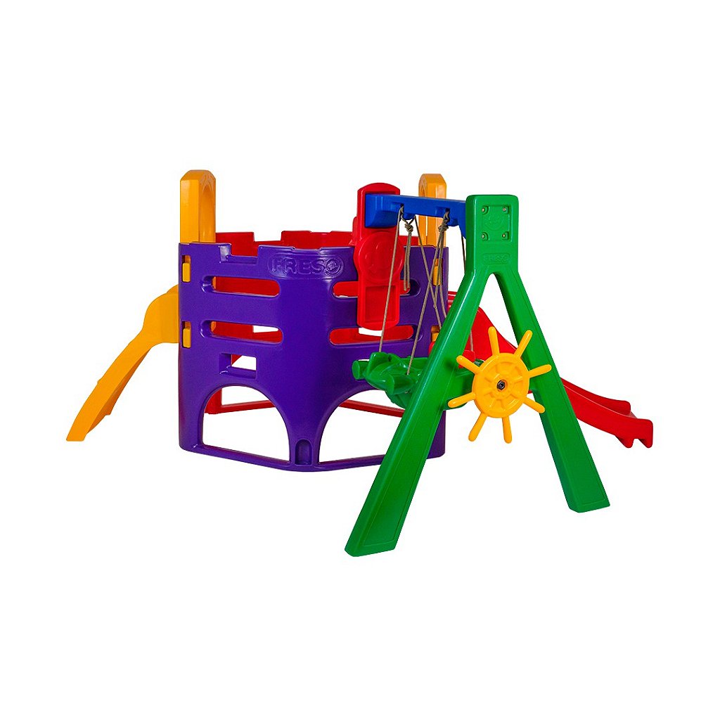 Playground Baby Miniplay Fly com Balanço e Escorregador Bebê Freso 3