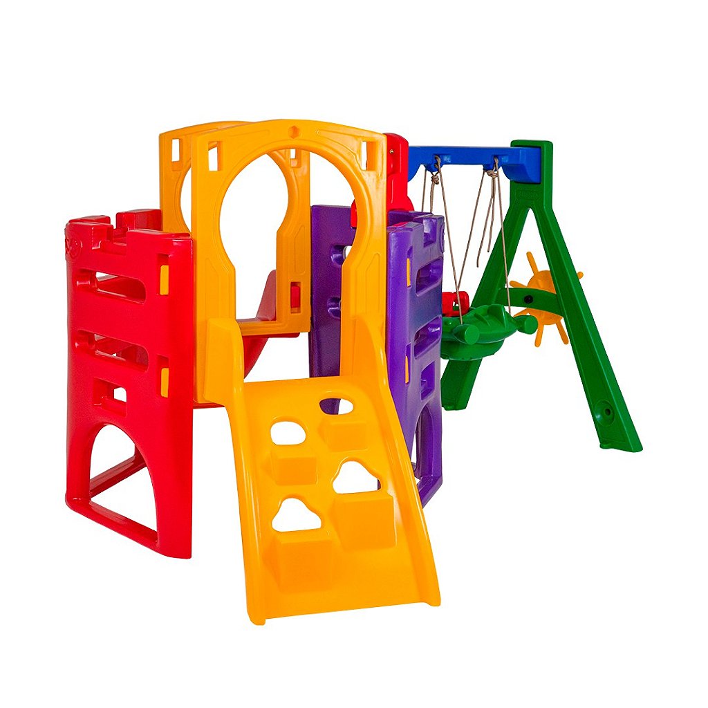 Playground Baby Miniplay Fly com Balanço e Escorregador Bebê Freso 5