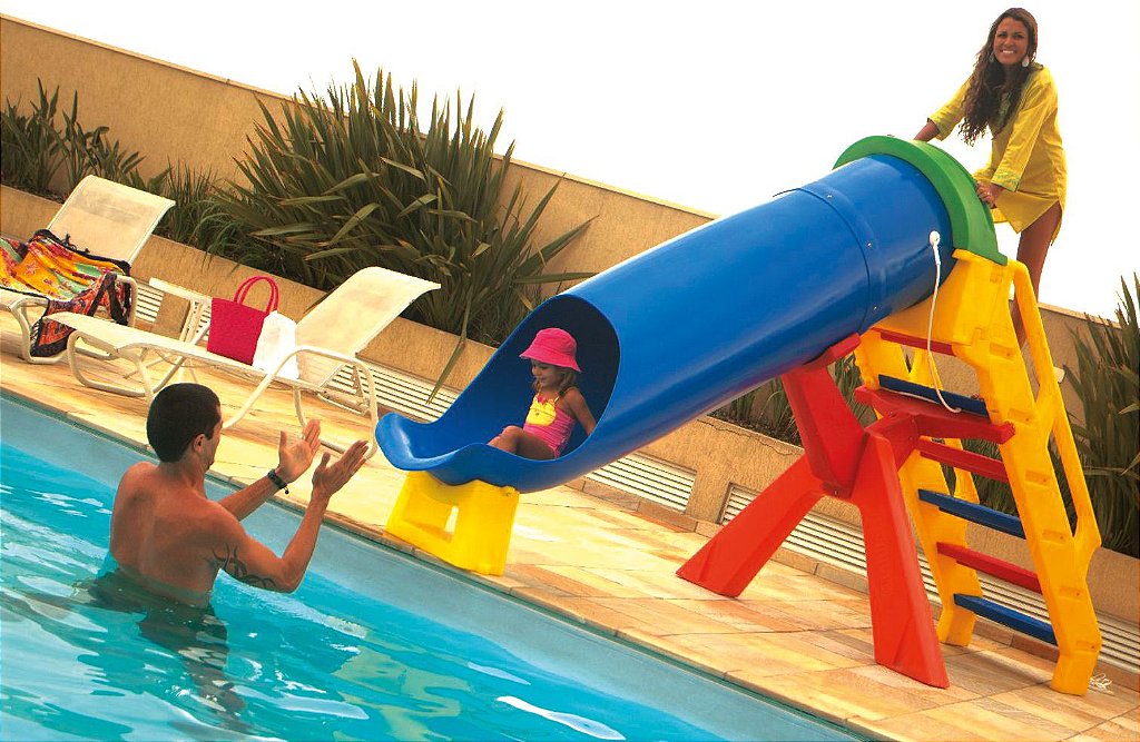 Escorregador Toboágua Infantil Multicolor de Plástico Freso 2