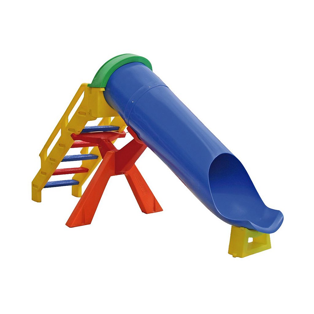 Escorregador Toboágua Infantil Multicolor de Plástico Freso