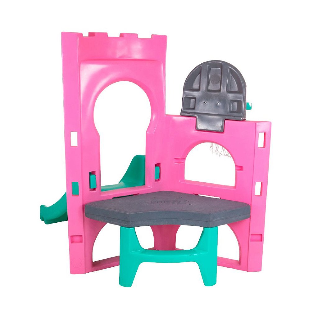 Playground Pocket SereiaPlay Freso com Escorregador Infantil e Cestinha 5