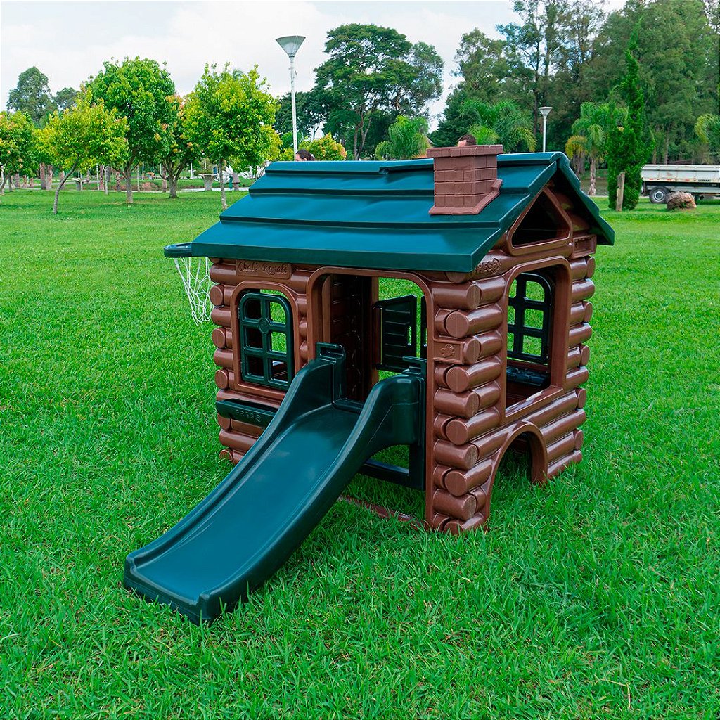 Casinha de Brinquedo e Boneca Freso Chalé Floresta Eco 2