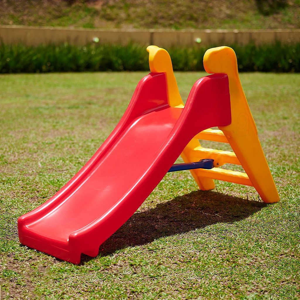 Escorregador Pequeno Infantil de Plástico Resistente Freso 4