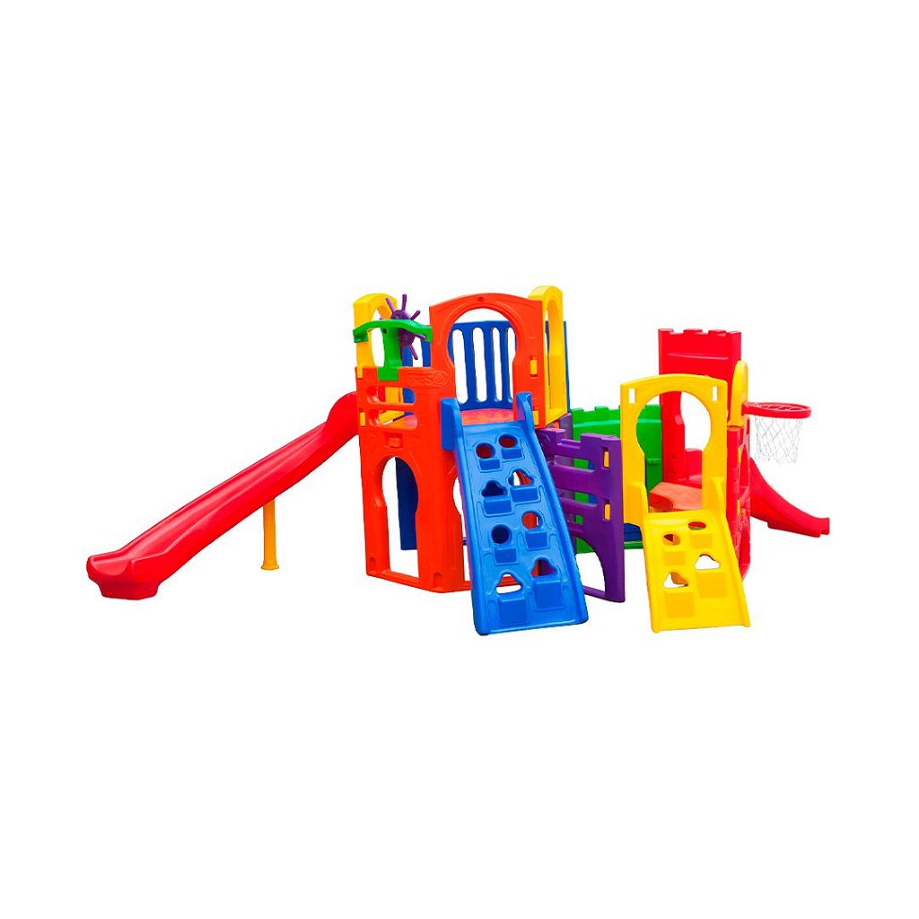 Playground MultiPlay Petit Freso com Escorregador Infantil