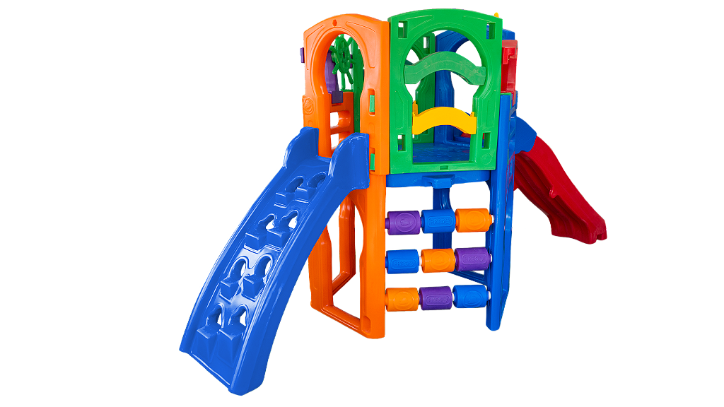 Playground Premium Prata Freso com Escorregador Infantil 3