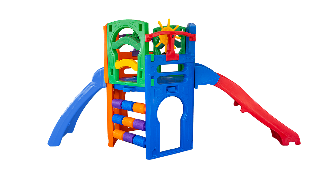 Playground Premium Prata Freso com Escorregador Infantil 2