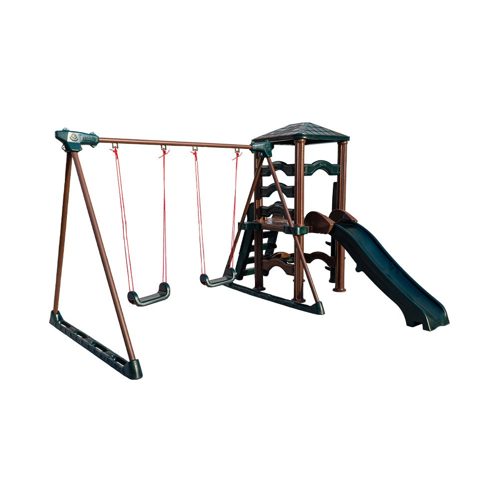 Playground Infantil Casa da Árvore EcoPlay com Balanço Criança Freso