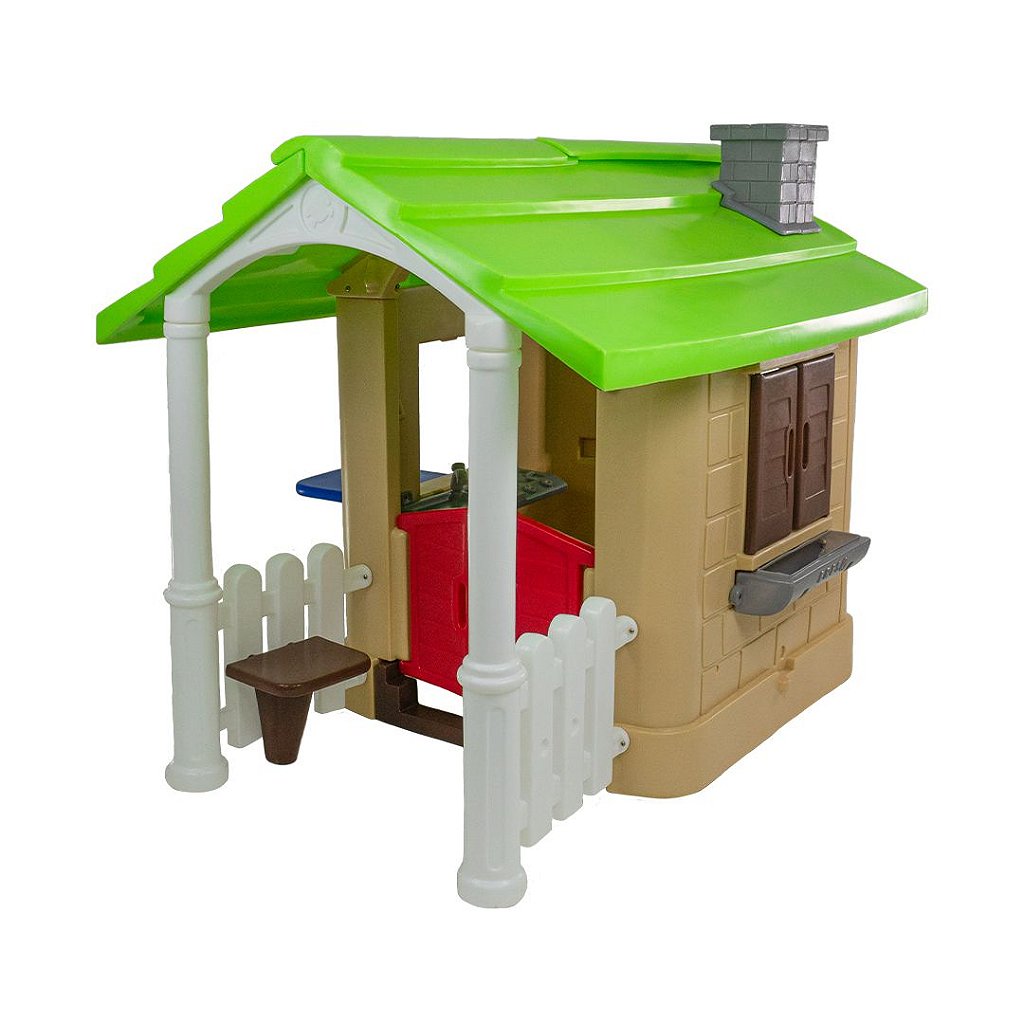 Casinha de Brinquedo e Boneca Infantil Freso Recanto
