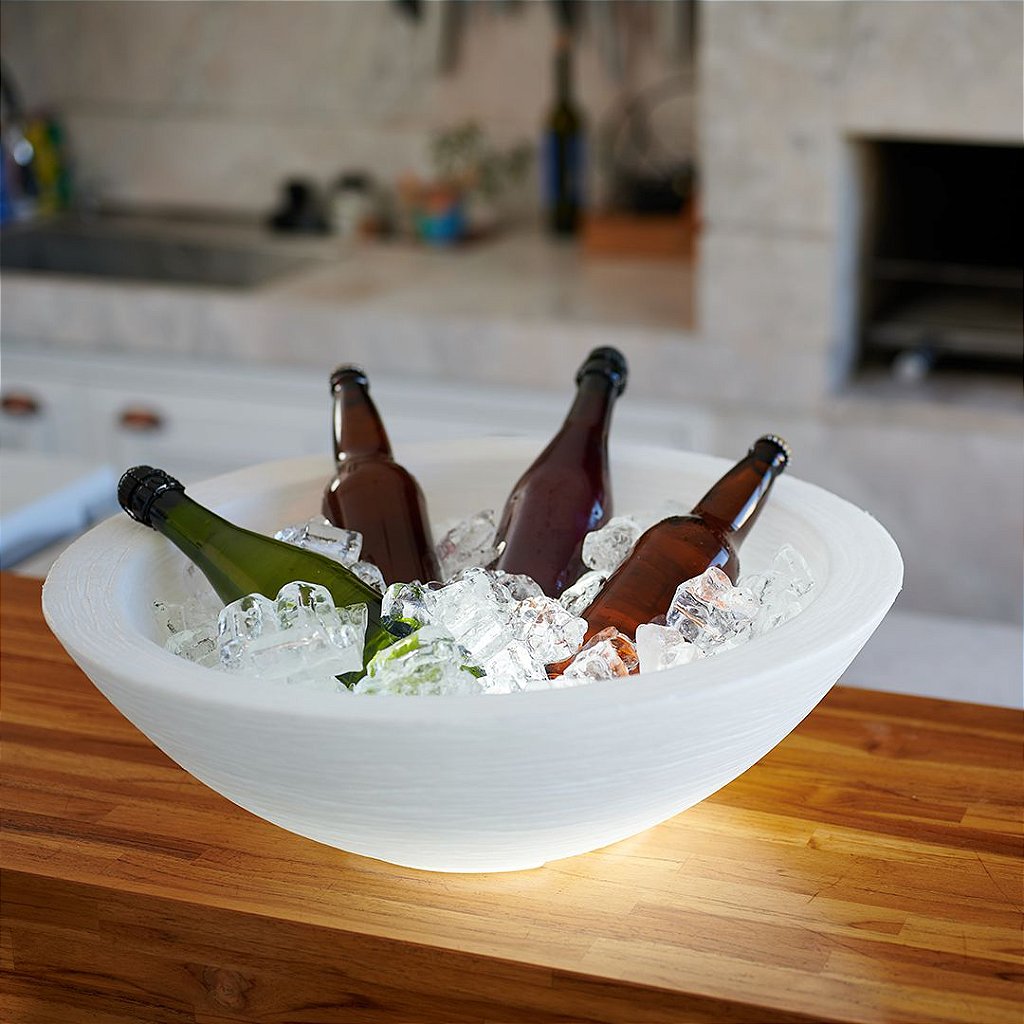 Champanheira de Mesa em Plástico Freso Bali Lua Iluminada 2