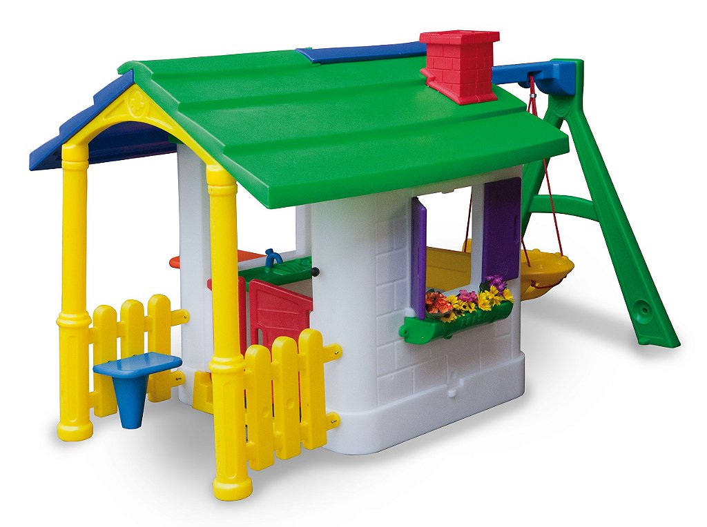 Casinha de Brinquedo e Boneca Freso de Campo com Kit Fly