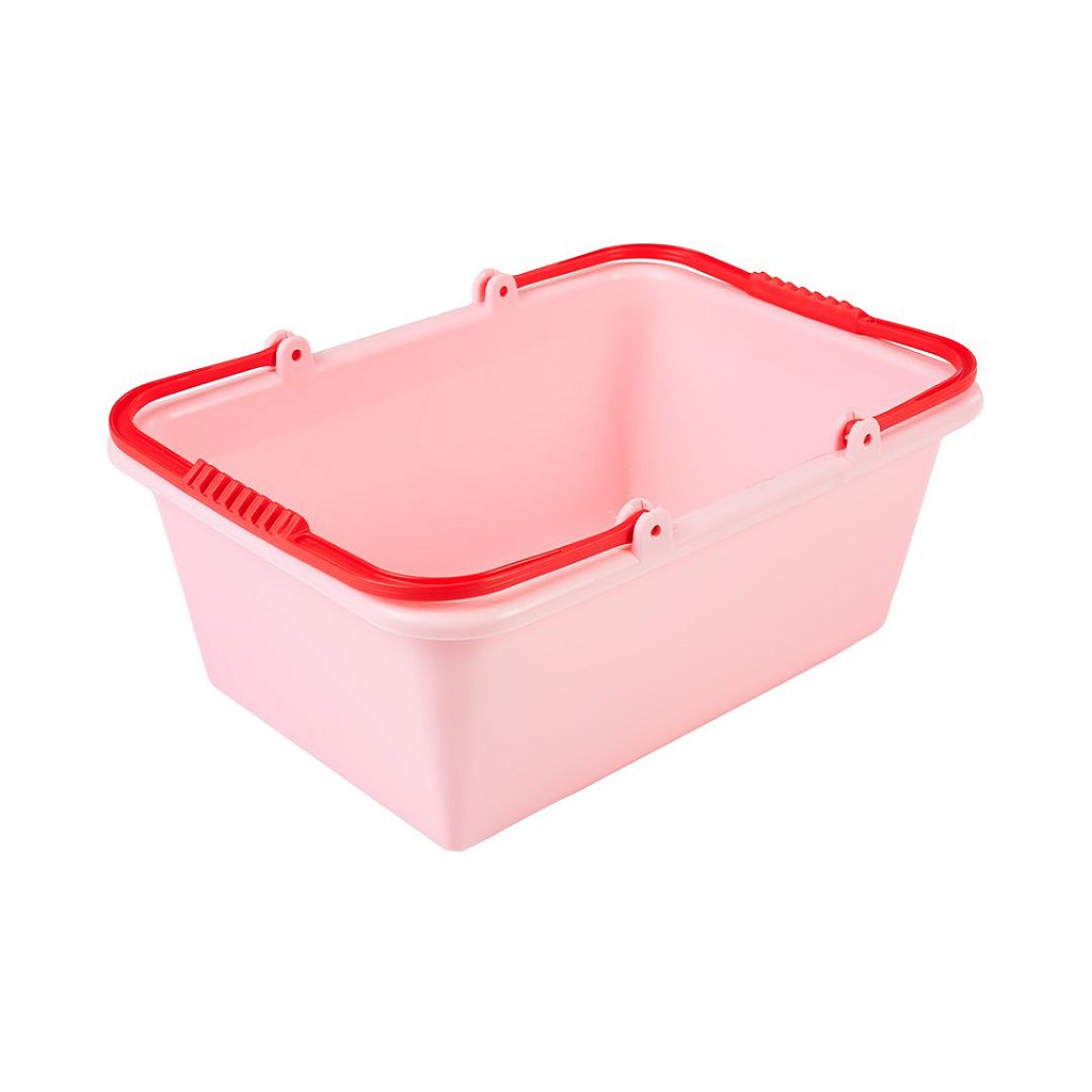 Organizador de Brinquedos Arrumadinho Infantil Rosa 4 Cestos Freso 4