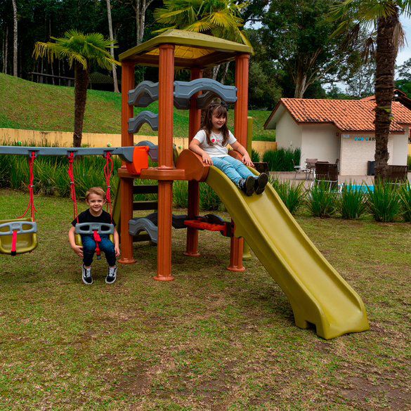 Playground Infantil Casa da Árvore Dinoplay com Balanço Bebê Freso 5