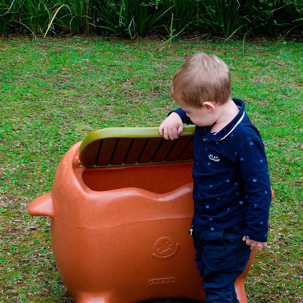 Baú de Brinquedos Mesa Infantil Dino Freso 2