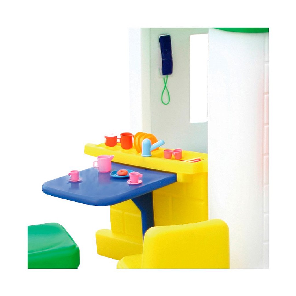 Casinha de Brinquedo e Boneca Infantil Freso com Cerquinha 3