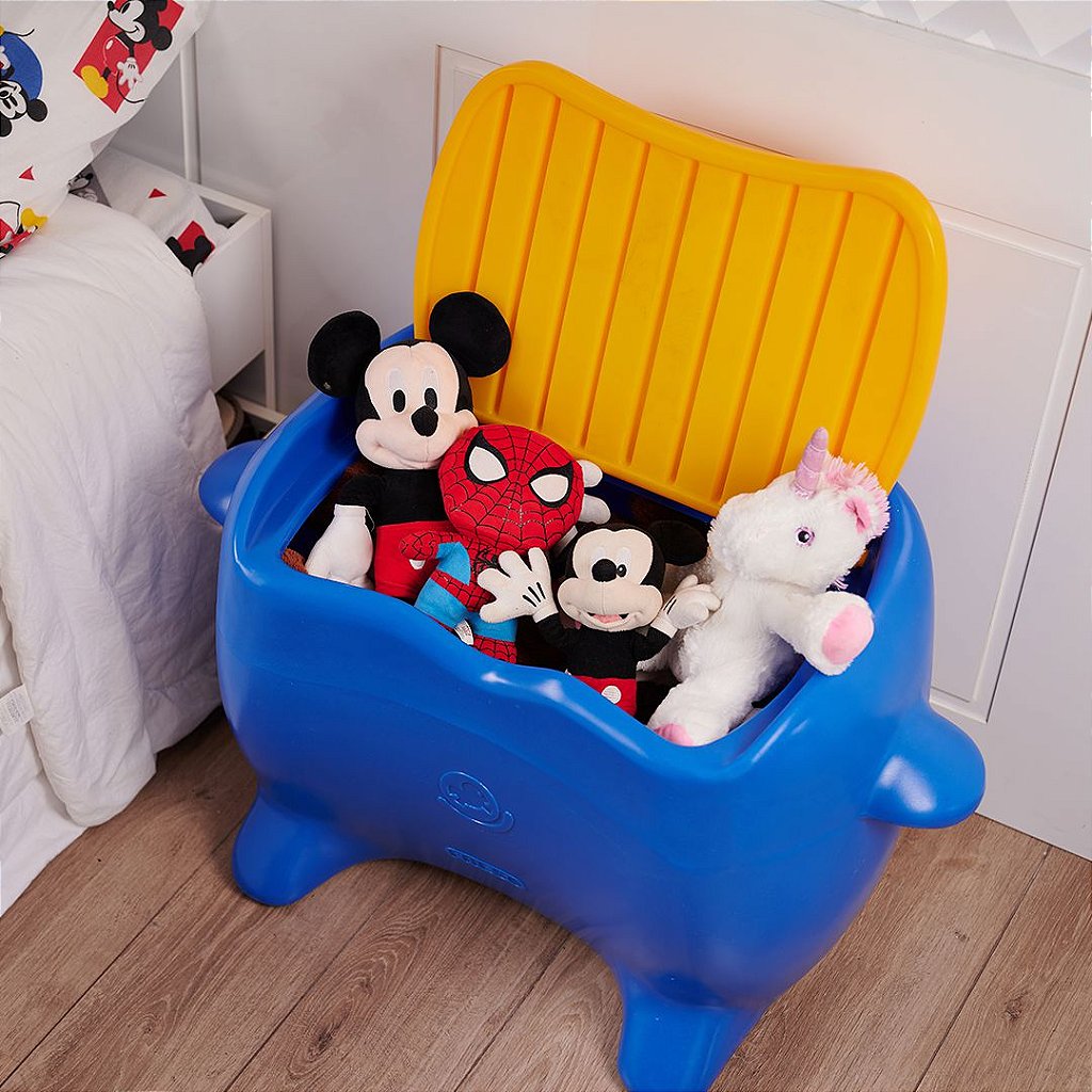 Baú de Brinquedos Mesa Infantil Azul Freso 5