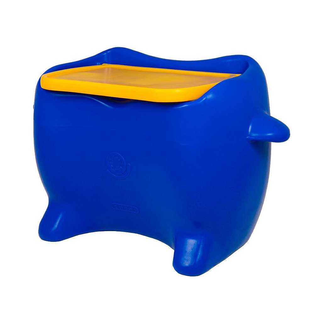 Baú de Brinquedos Mesa Infantil Azul Freso