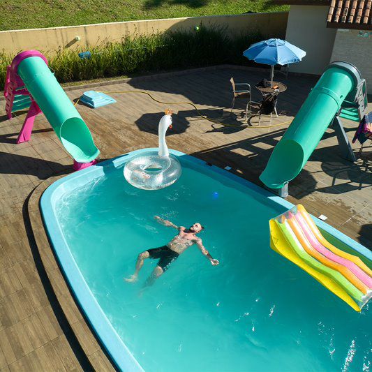 Escorregador Infantil Tubo de Plástico ToboAqua Spring Freso 2