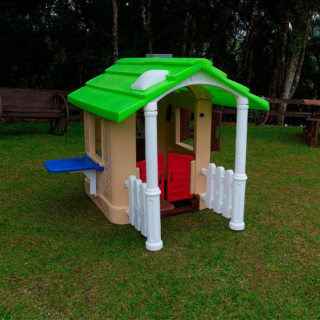 Casinha de Brinquedo e Boneca Infantil Freso Recanto 3