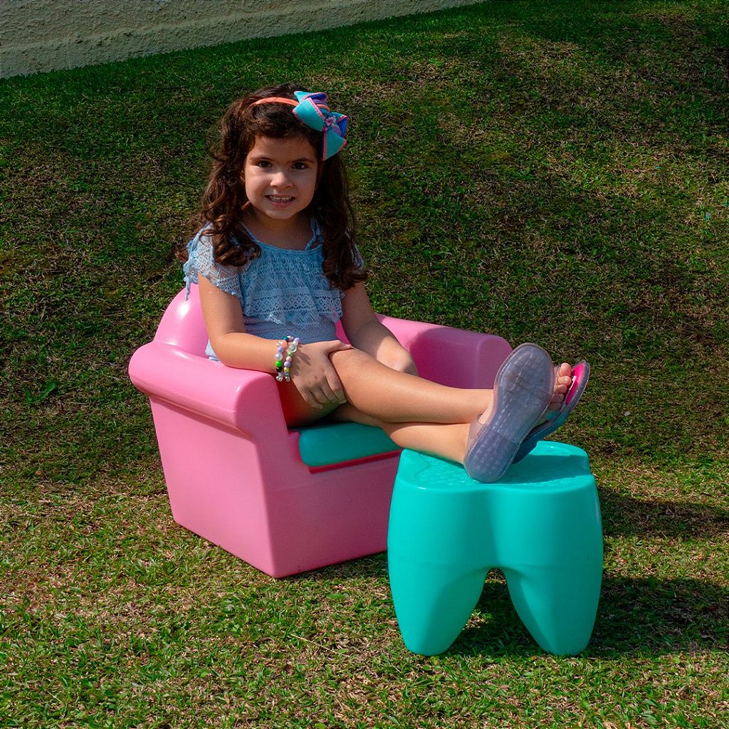 Mini Poltrona Baú Infantil Pandora Sereia Freso 2