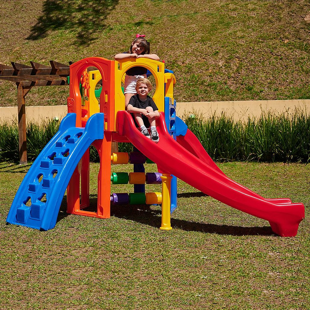 Playground Premium Ouro Freso com Escorregador Infantil 4