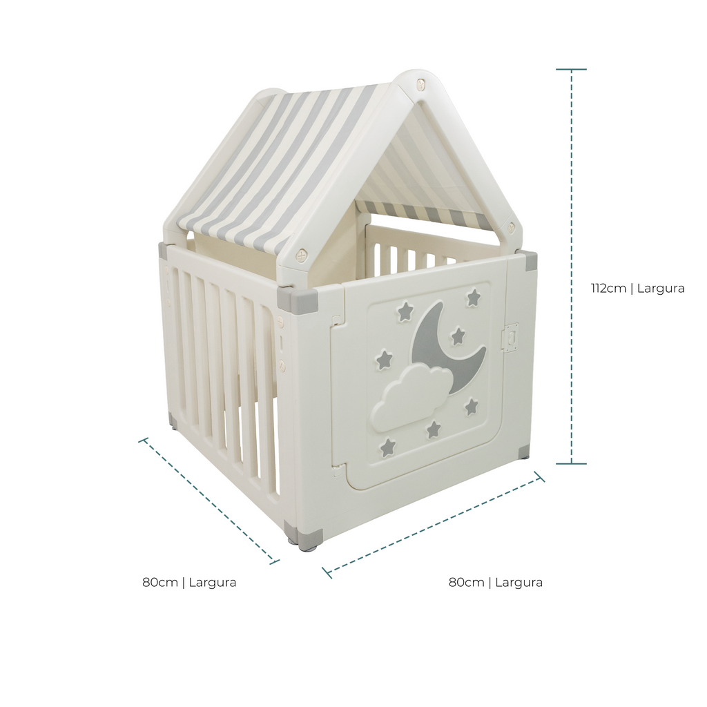 Freso Casinha Infantil com Cercado Estilo Cabana 6