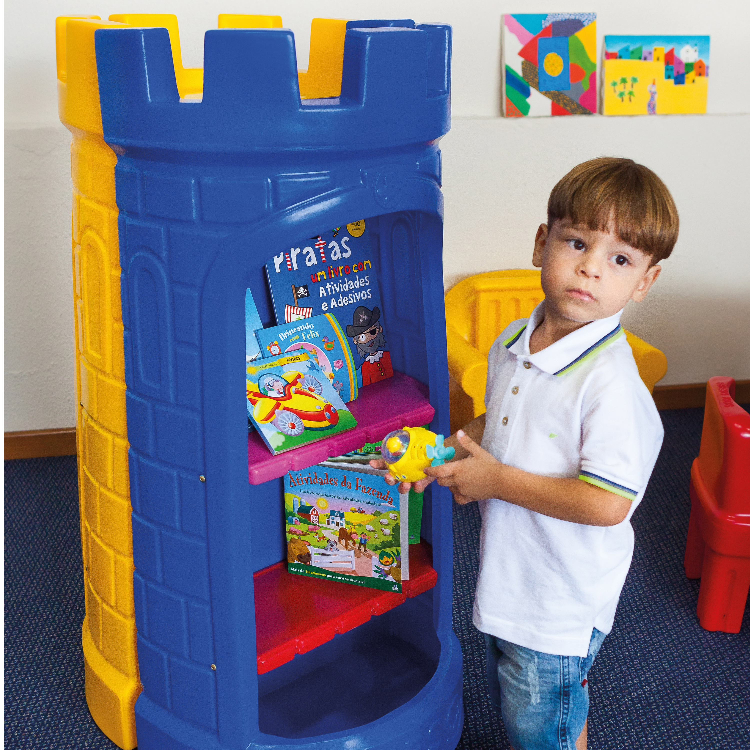 Organizador Infantil Estante Medieval Freso 3