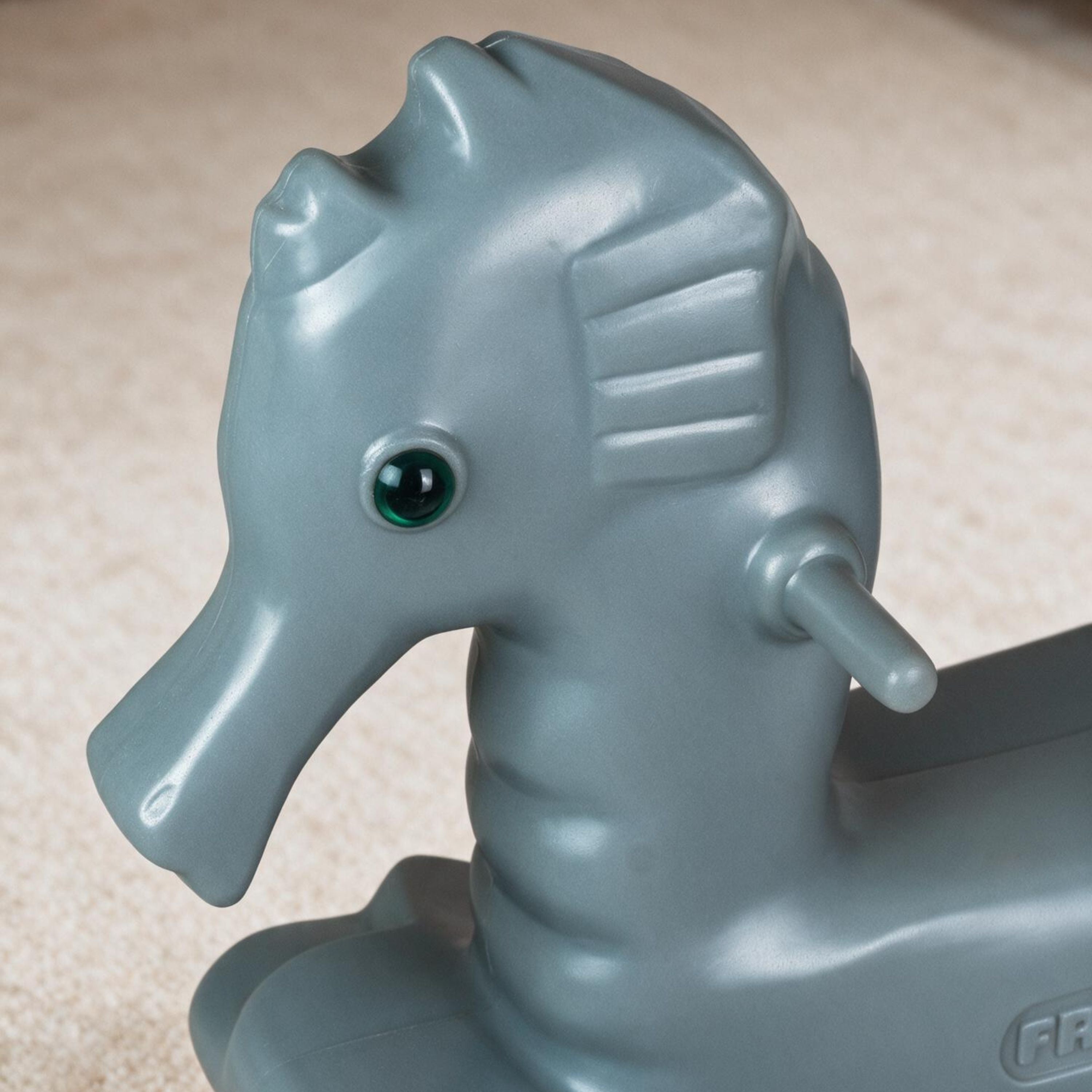 Gangorra Infantil Cavalo Marinho Cinza Baby Dream Freso 3