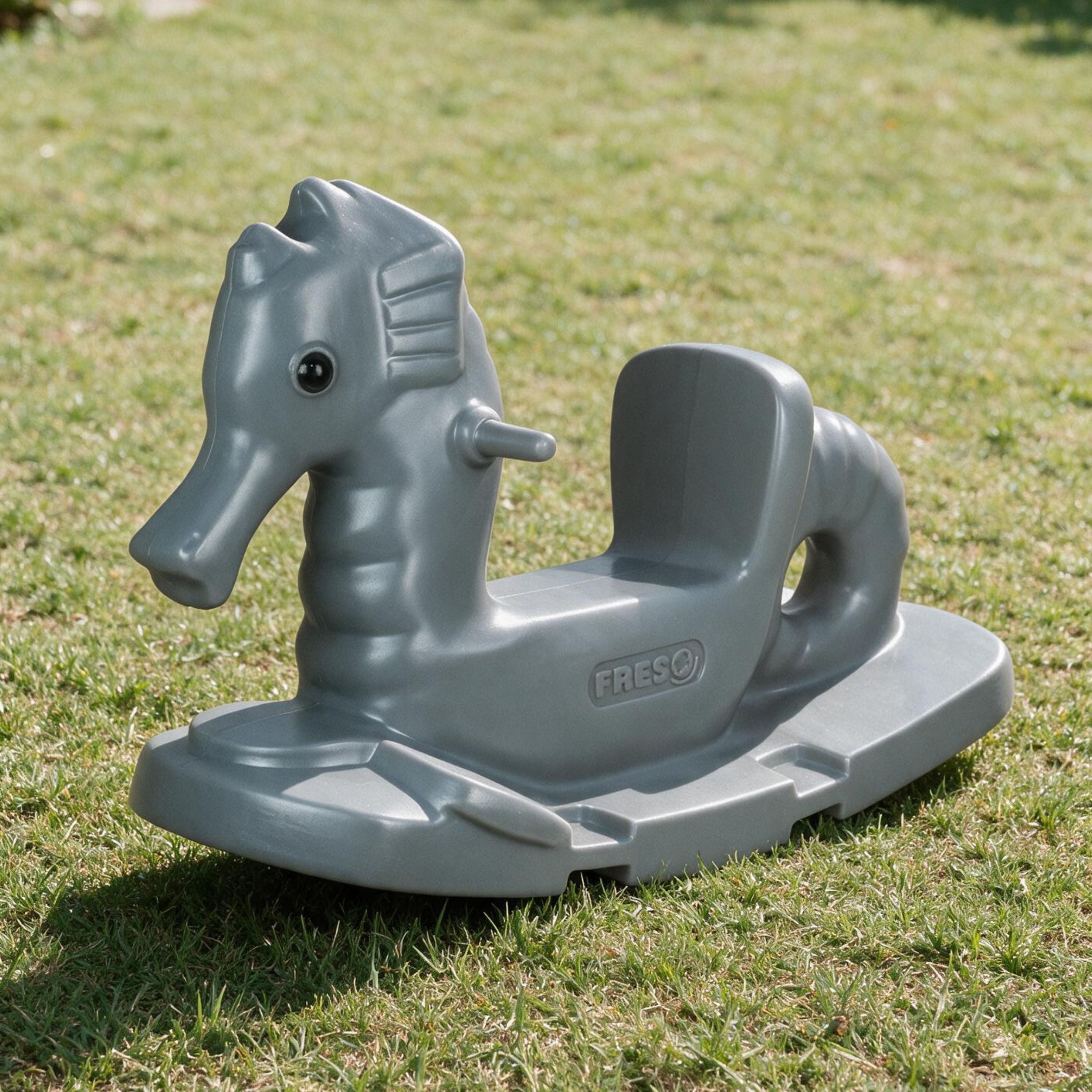 Gangorra Infantil Cavalo Marinho Cinza Baby Dream Freso 5