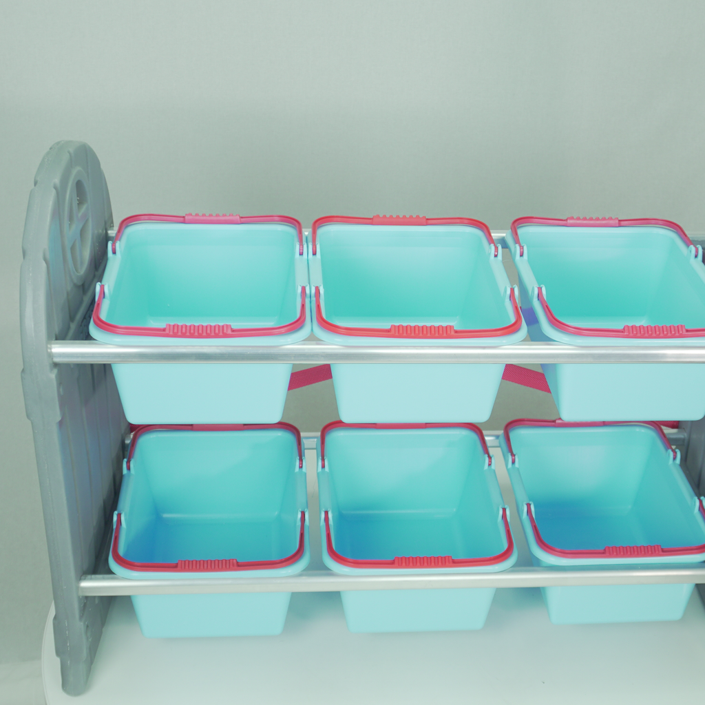 Organizador Arrumadinho Azul 6 Cestos Freso 2