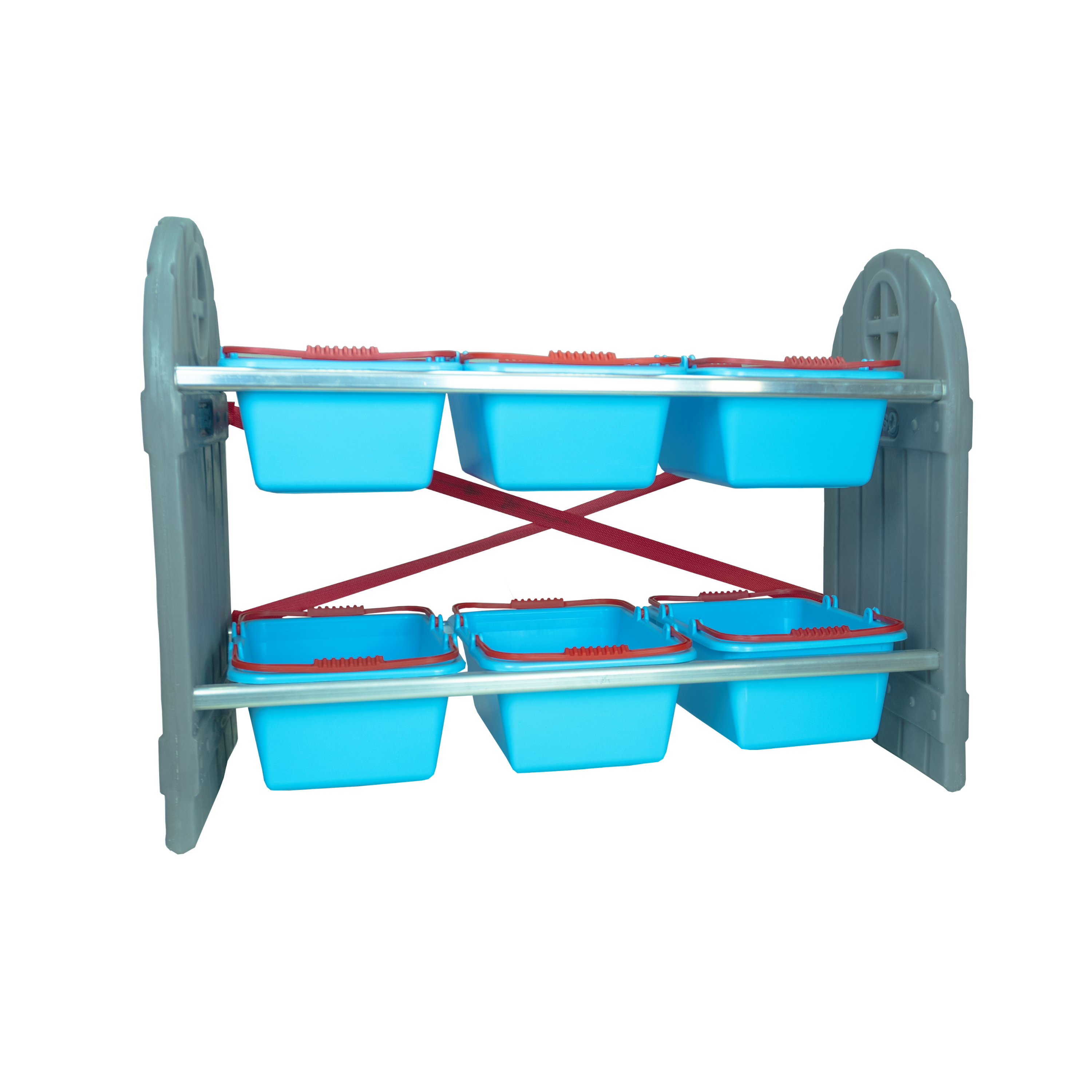 Organizador Arrumadinho Azul 6 Cestos Freso