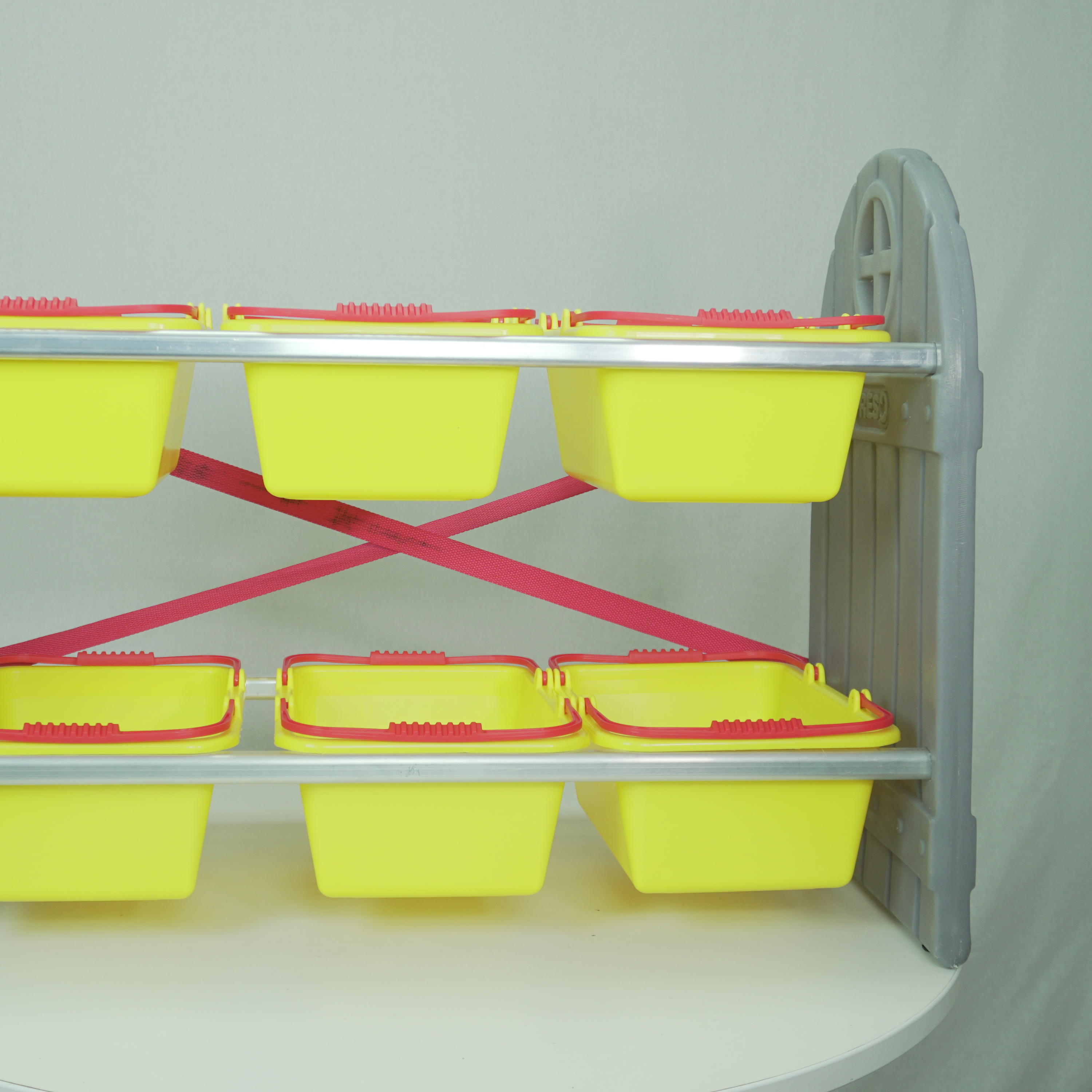 Organizador Arrumadinho Amarelo 6 Cestos Freso 5