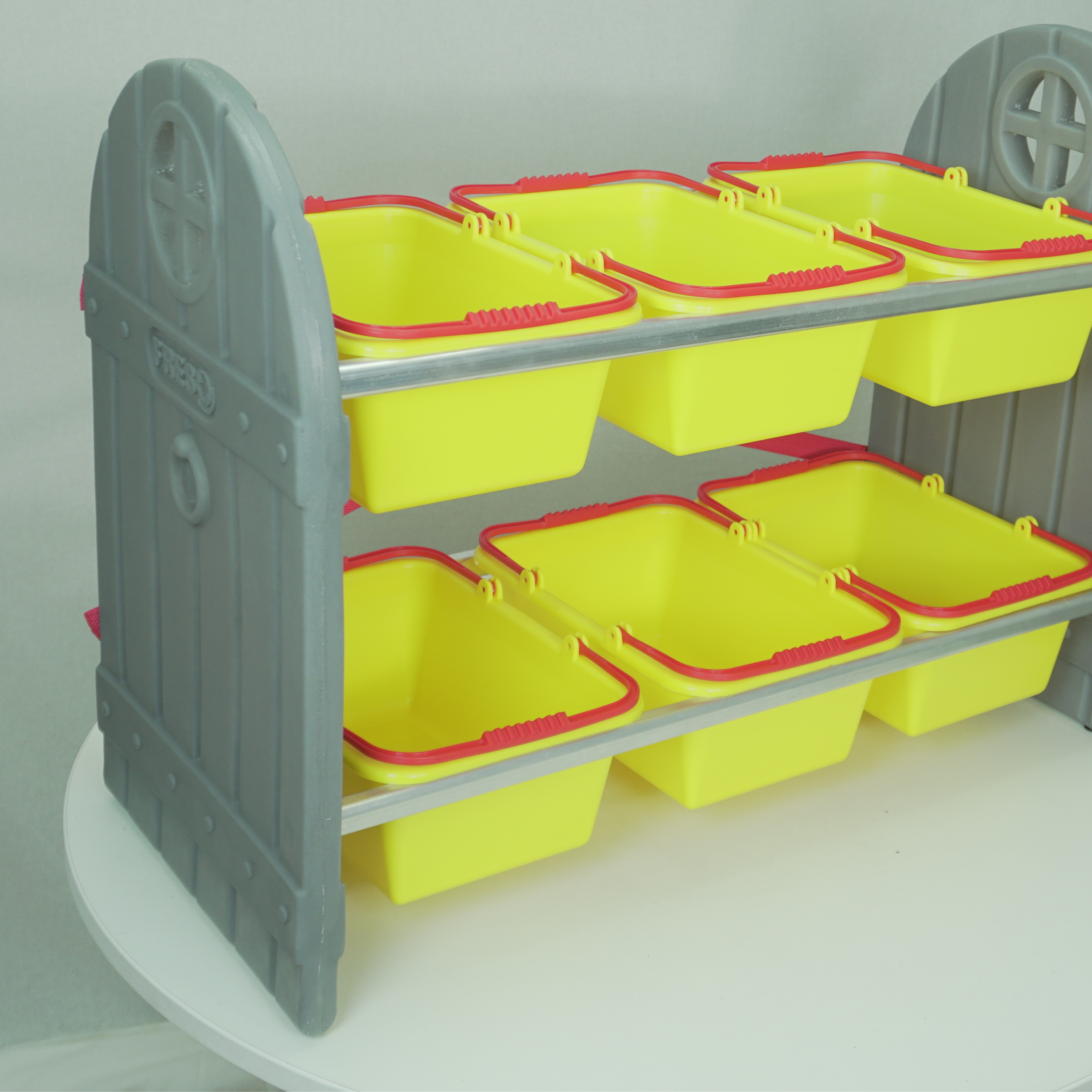 Organizador Arrumadinho Amarelo 6 Cestos Freso 3