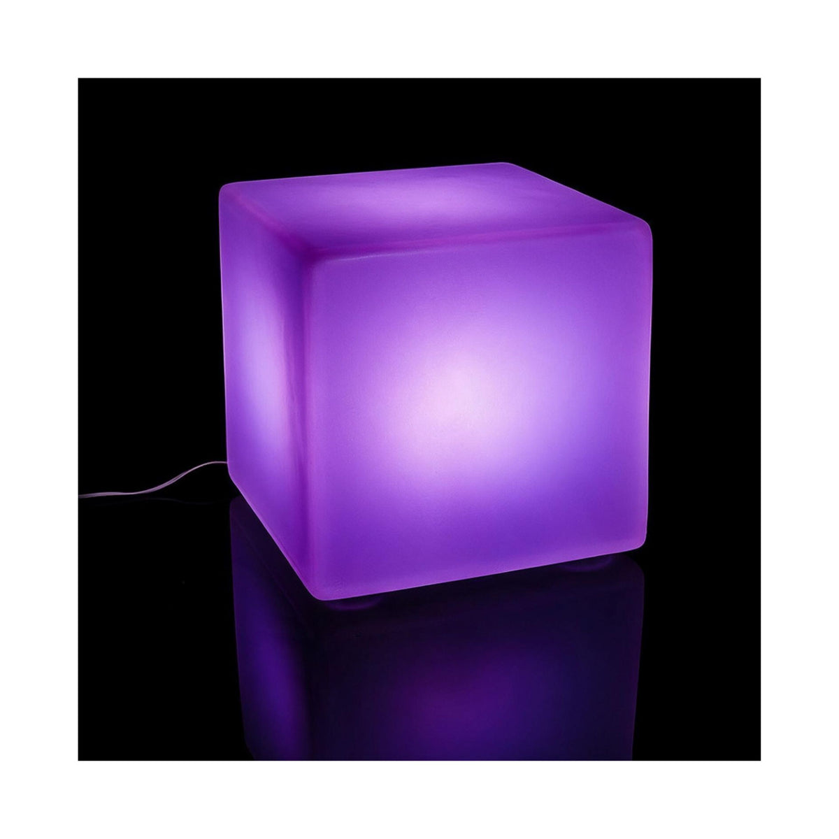 Cadeira Cubo Decorativo de Plástico Iluminado Ibiza Freso