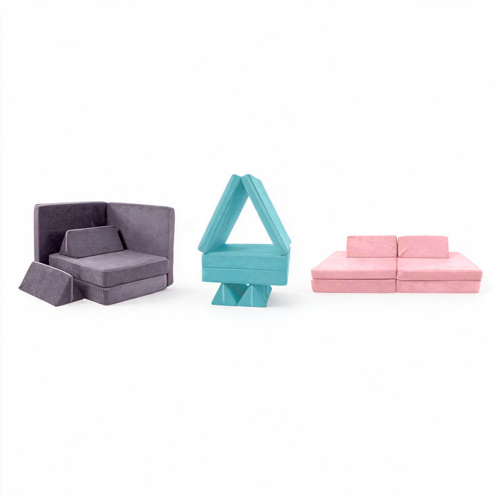 Freso Sofá de Brincar Modular Infantil Montessoriano 4 Peças