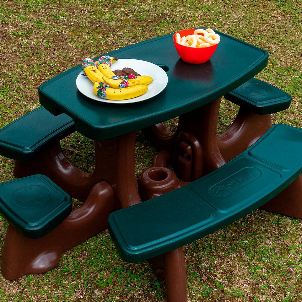 Mesinha Infantil de Plástico para Pic-Nic Eco Freso 4