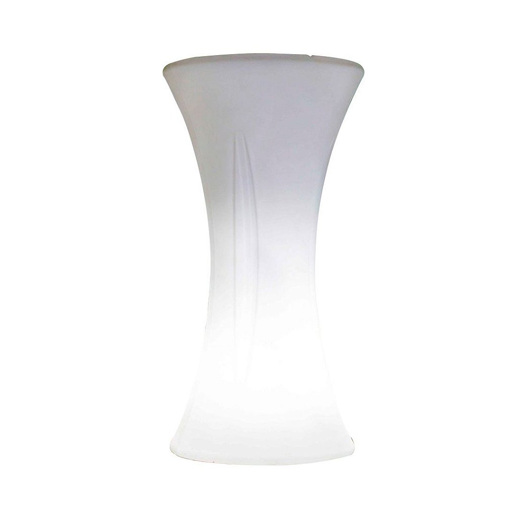 Mesa Bistrô Redonda Decorativa Iluminada de Plástico Freso