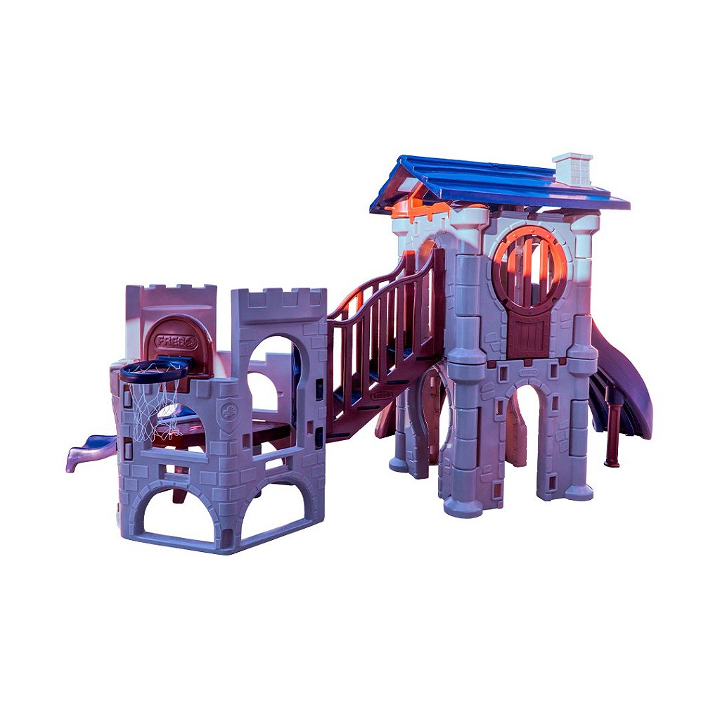 Playground Arcade Tower Freso com Escorregador Infantil 5