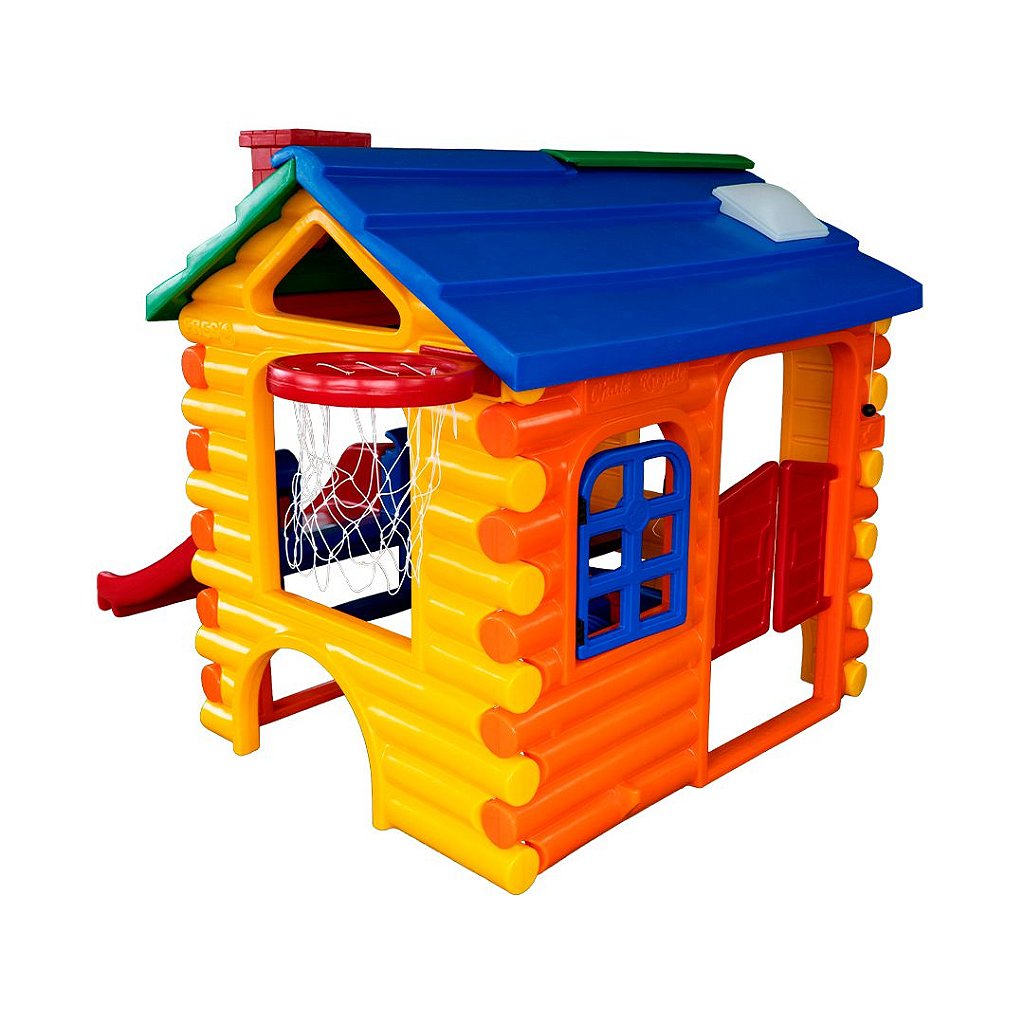 Casinha de Brinquedo Freso Chalé Royale Gold sem Cerquinha 2