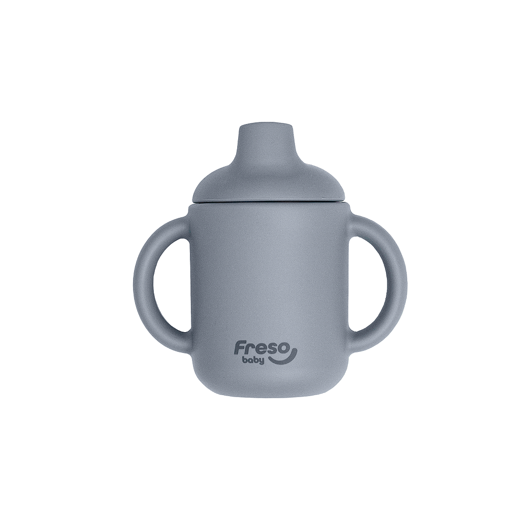 Copo de Transição Treinamento Freso Alimentação do Bebê BLW Silicone Livre de BPA