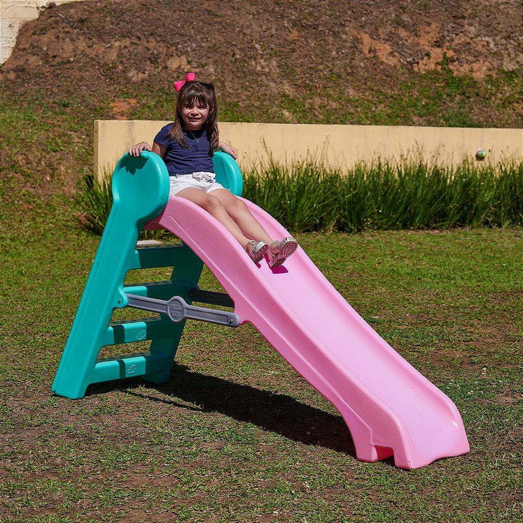 Escorregador Infantil Grande Lollypop Reto de Plástico Freso 4