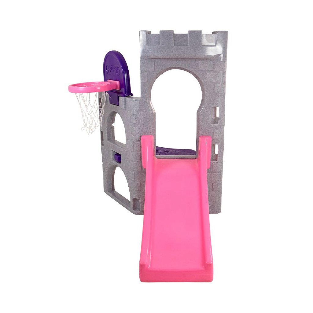 Playground Pocket UnicórnioPlay Freso com Escorregador Infantil e Cestinha 2