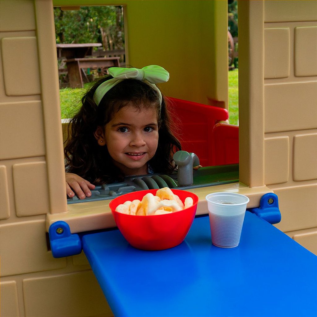 Casinha de Brinquedo e Boneca Infantil Freso Recanto 2