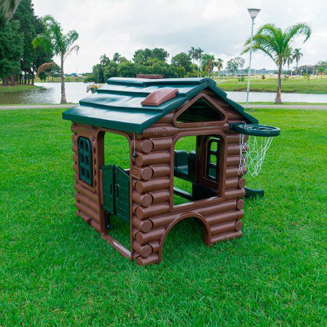 Casinha de Brinquedo e Boneca Freso Chalé Floresta Eco 3