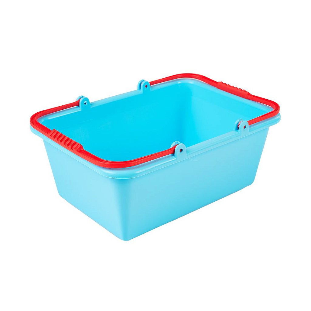 Organizador de Brinquedos Arrumadinho Infantil Azul 4 Cestos Freso 5