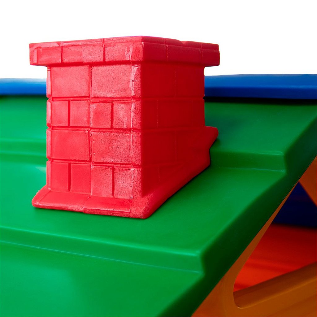 Casinha de Brinquedo Freso Chalé Royale Gold sem Cerquinha 4