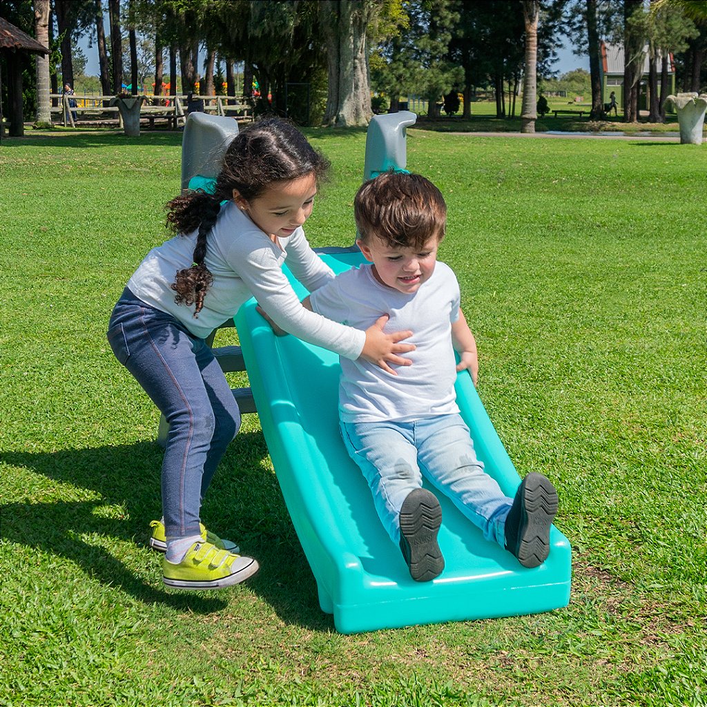 Escorregador Infantil Pequeno Gummy Reto de Plástico Freso 5