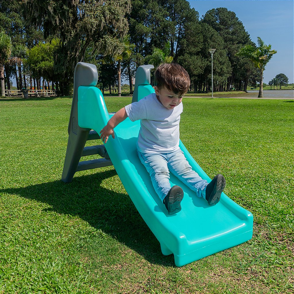 Escorregador Infantil Pequeno Gummy Reto de Plástico Freso 4
